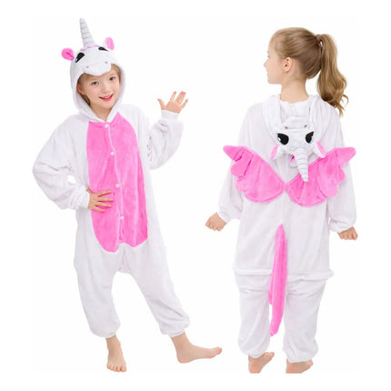 Pijama Polar Disfraz Infantil Varios Modelos Blanco L
