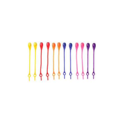 Cordones Elasticos De Silicona Pack 12 Unidades