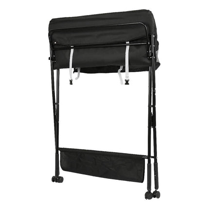 Cambiador Plegable Para Bebe-con Toallero Y Cestos Laterales Negro V