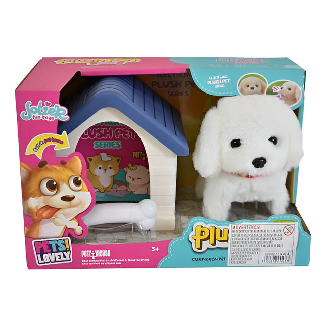 Mascota En Casita Con Sonido Y Movimiento Perrito
