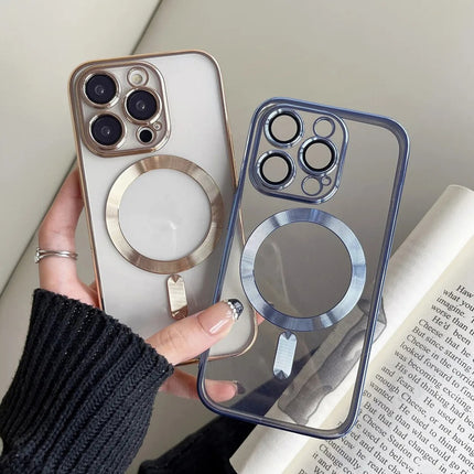 Case Con Magsafe Compatible Con iPhone 11-12-13-14-pro Varios Zow