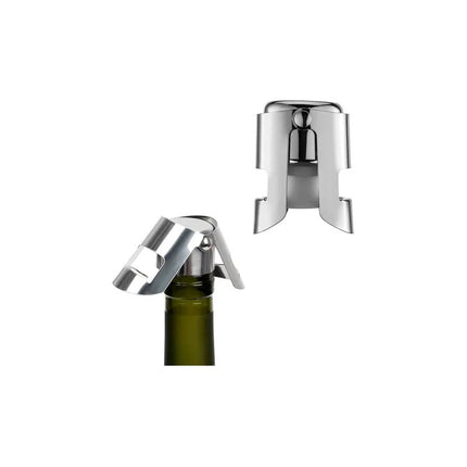 Tapon Para Botella Champagne Vino Acero Inoxidable V