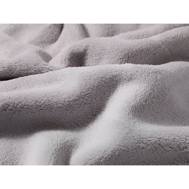 Toalla De Ducha Con Diseño Gris 70 X 140 Cm Zow