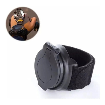 Espejo Retrovisor De Bicicleta Para Muñeca Mano Ciclismo  Negro