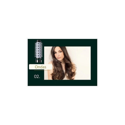 Cepillo Secador Brushing 3 Cabezales Silicona 1200 W