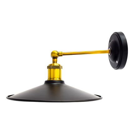 Aplique De Pared Vintage Dorado/negro Lh-2319 Dorado/negro
