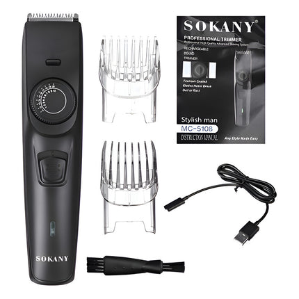 Corta  Barba Profesional Doble Corte Mc-5108 Negro