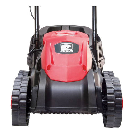 Cortadora De Césped Eléctrica Con Bolsa Recolectora De 1200w Rojo