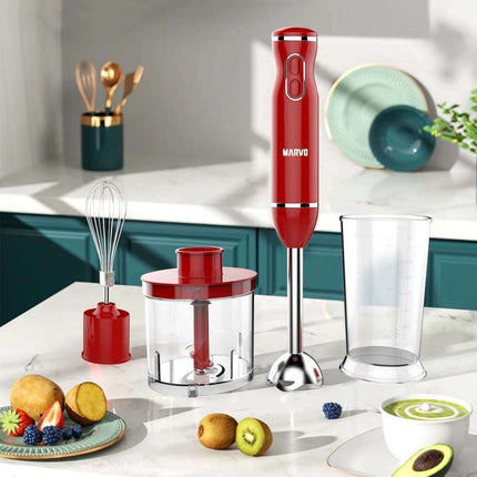 Mixer Marvo Hbr-079rd Acero Inoxidable Rojo Rojo