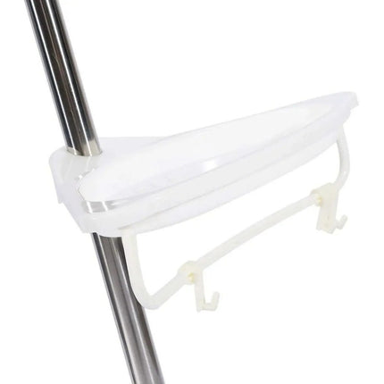 Esquinero  Para Baño Estante Múltiple Ajustable  Blanco