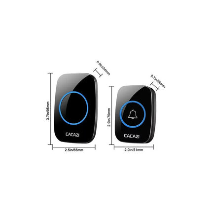 Timbre Inalambrico Cacazi Modelo A10 Alcance 300 Mtrs