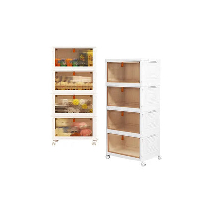 Cajonera Organizador 4 Cajones Apilable Tapa Ruedas B