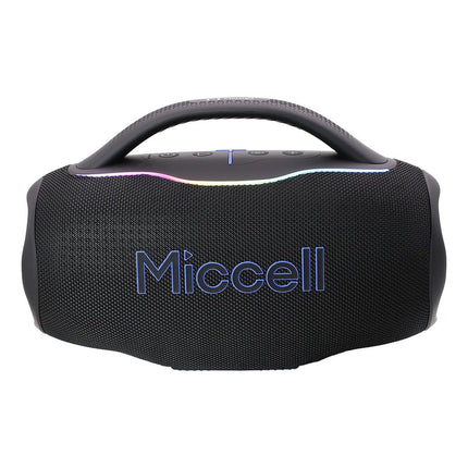 Parlante Miccell Portatil Bt Usb Rgb Sp41 Negro Negro