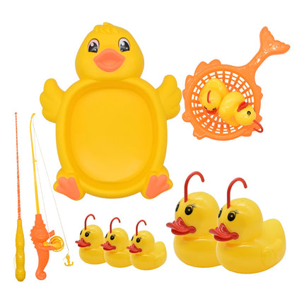 Juego Infantil De Pesca De Patitos Amarillo