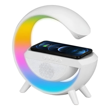 Cargador Inalámbrico De Celular + Parlante+ Veladora