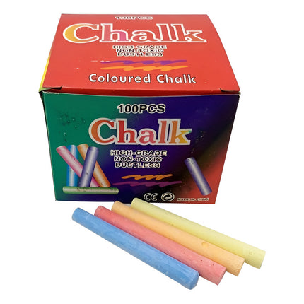 Tizas De Colores X100 Caja Cerrada