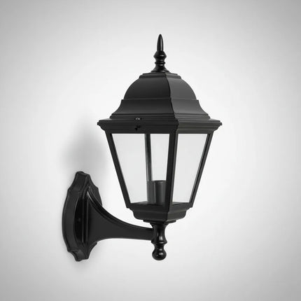 Farol De Aluminio Para Exteriores Colonial  Cep00926 Negro