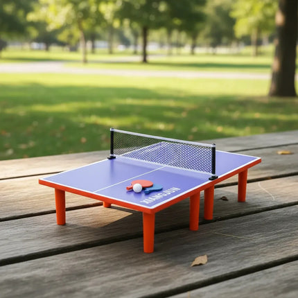 Mesa De Ping Pong De Madera Con Accesorios 60x30x10.7cm V