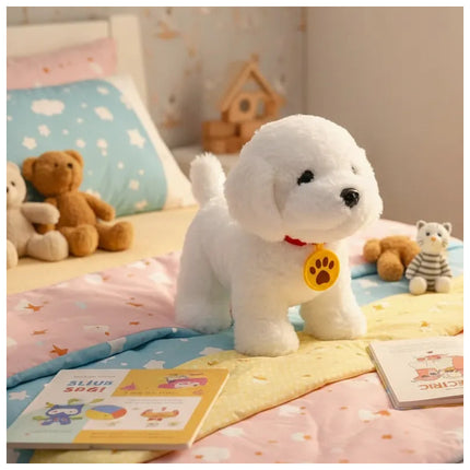 Perro De Peluche Interactivo 25x26cm. Blanco Ty364970 Blanco