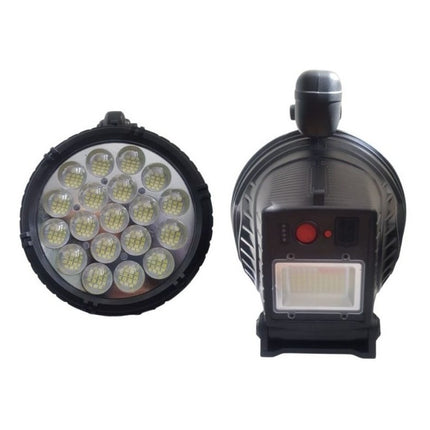 Linterna Largo Alcance Alta Potencia Recargable Reflector Lu Negro