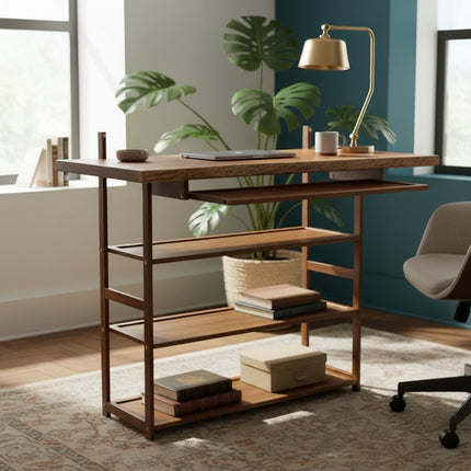 Estanteria Estantes En Mdf Metal  Zapatera Perchero V