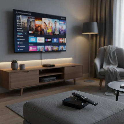 Tv Box Ledstar Mega 4/32 Gb Lat-mega Negro