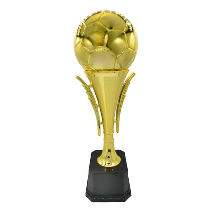 Trofeo Plástico De Fútbol 27x8cm Dorado