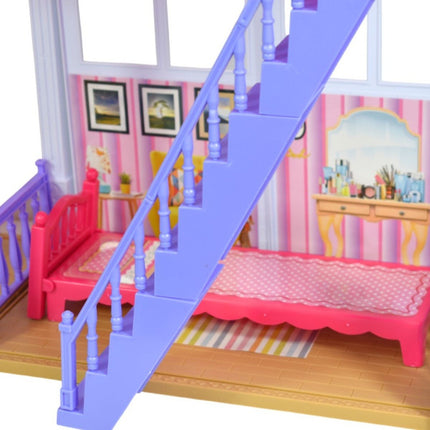 Casa De Muñecas Con Accesorios Ty363217 Rosa