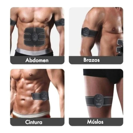Parches Electroestimulador Completo: Abdomen, Brazos/piernas