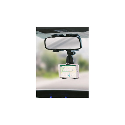 Soporte Para Espejo Retrovisor Del Auto Celular Universal  N/a
