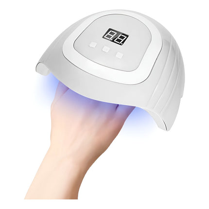 Lampara Uv Led Secador De Uñas Gel 18 Led Potencia: 48w Blanco