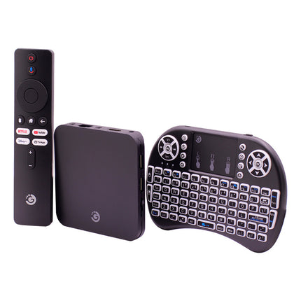 Tv Box Goldtech Quad 16gb 2gb 4k Con Mini Teclado Negro