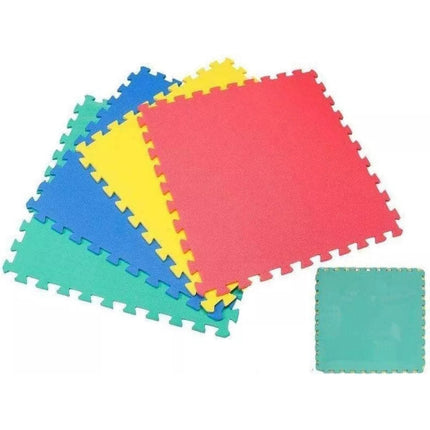 Alfombra Piso Encastrable Goma Eva 60x60 Cm Pack X4 Varios