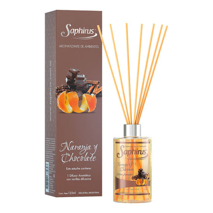 Aromatizante Saphirus  Difusor Naranja Y Chocolate