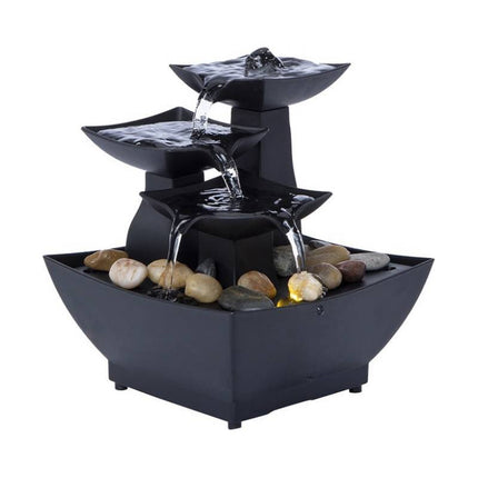 Fuente Dea Gua Con Luz  Led L-017 Gris Oscuro