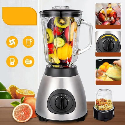 Licuadora Multifuncional 2 En 1 Vidrio 1.5l Starlux N