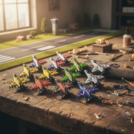 Set De Aviones A Fricción X12 Unidades Ty372758 V