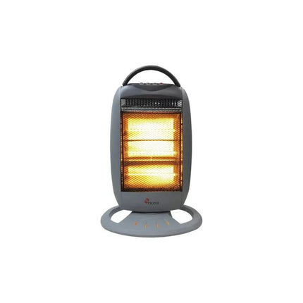 Estufa Halogena 3 Niveles Y 1200w Oscilante Con Manija G