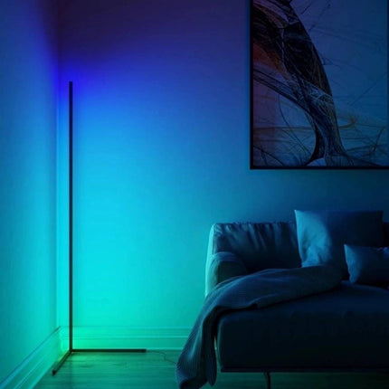 Barra Rgb Pie Tira Luces Led Decorativa Control Por App Rgb Rgb