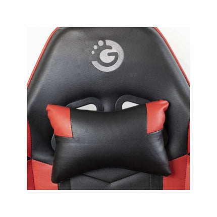 Silla De Escritorio Giratoria Goldtech Gamer Roja Y Negra  Negro