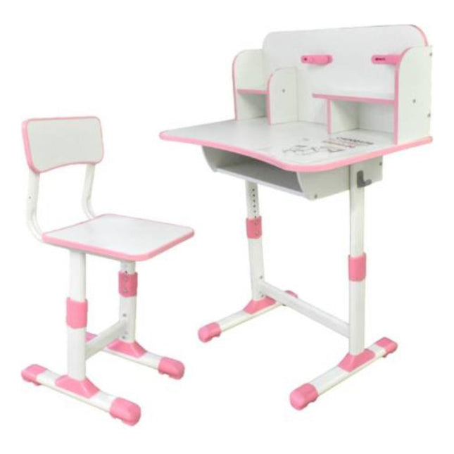 Escritorio Con Silla Altura Regulable + Lampara De Regalo