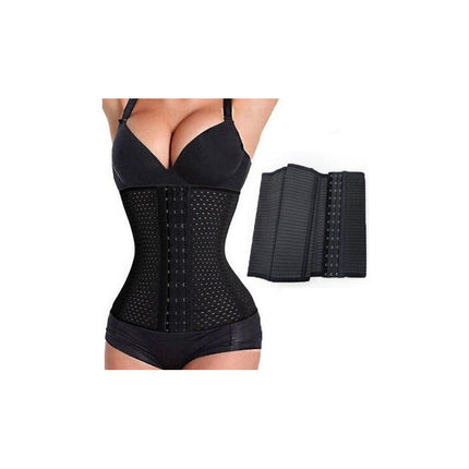 Faja Colombiana Con Ballenas Ajustable Negro Varios