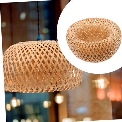 Soporte De Ratán Para Lampara Colgante 30x45cm  Chw02433