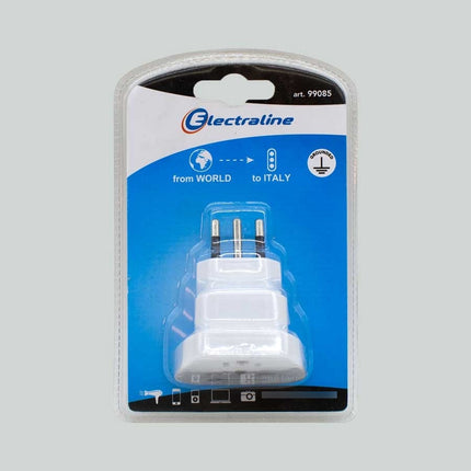 Adaptador Universal -modular 3 En Linea 3 Patas Multiformato