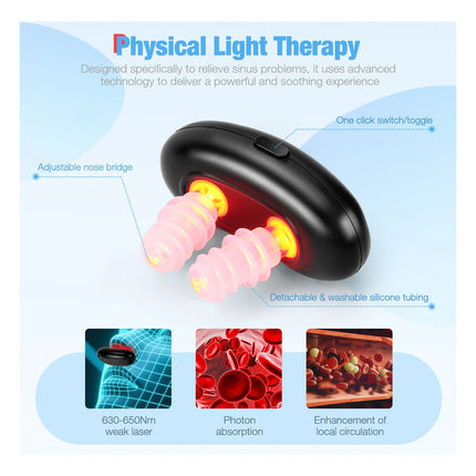 Dilatador Nasal  Con Terapia De Luz Roja Anti-ronquidos