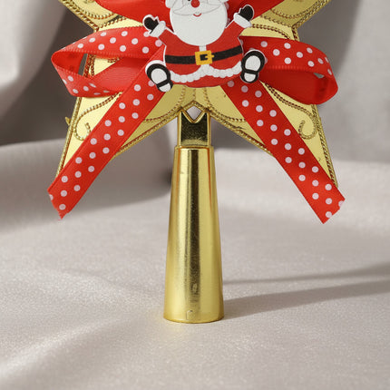 Puntero De Navidad Estrella Dorada 18cm Dorado