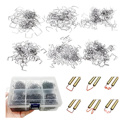 Grapas Metalicas Para Soldador 1200 Piezas 2 Tamaños X