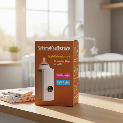 Calentador Portátil Para Mamaderas 6 Niveles Blanco
