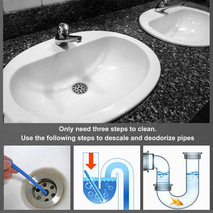 Destapa Caño Desagüe Limpiador Quita Olor Pileta Water Baño