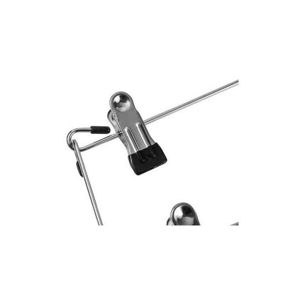 Percha De Metal Con Pinza Ahorro De Espacio X 6 Prendas